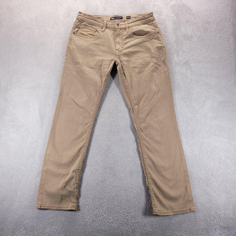 BKE Jake Straight Jeans Mens 32x32 Brown Regular Straight Stretch Denim Comfort‎